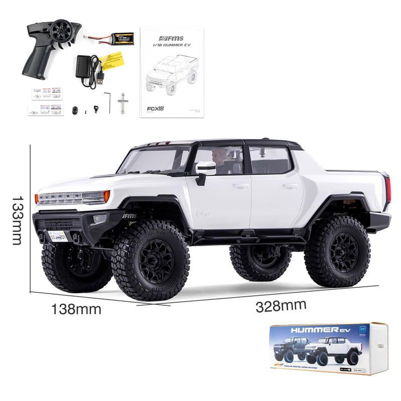 楽天市場】FMS 1/18 ラジコンカー RCクローラー RTR FCX18 RCカー 4WD