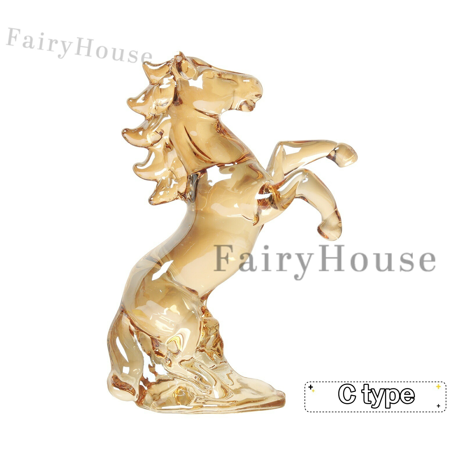 楽天市場】【10%OFFクーポン】2026年干支 馬 置物 クリスタル馬彫刻 6