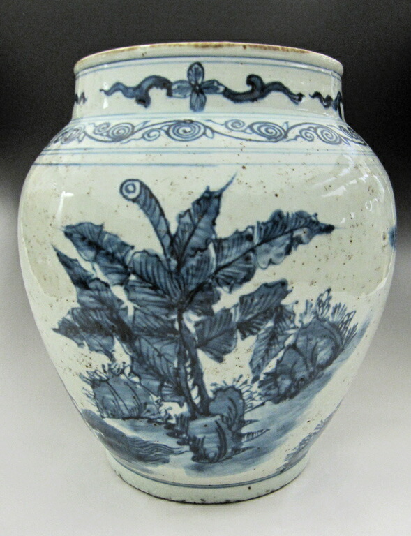 楽天市場】景徳鎮 染付麒麟文壺 高さ約23.5cm 中国美術 陶磁器 希少