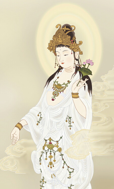 真作管美紀⁄揚柳観音図⁄観音図⁄仏事掛⁄