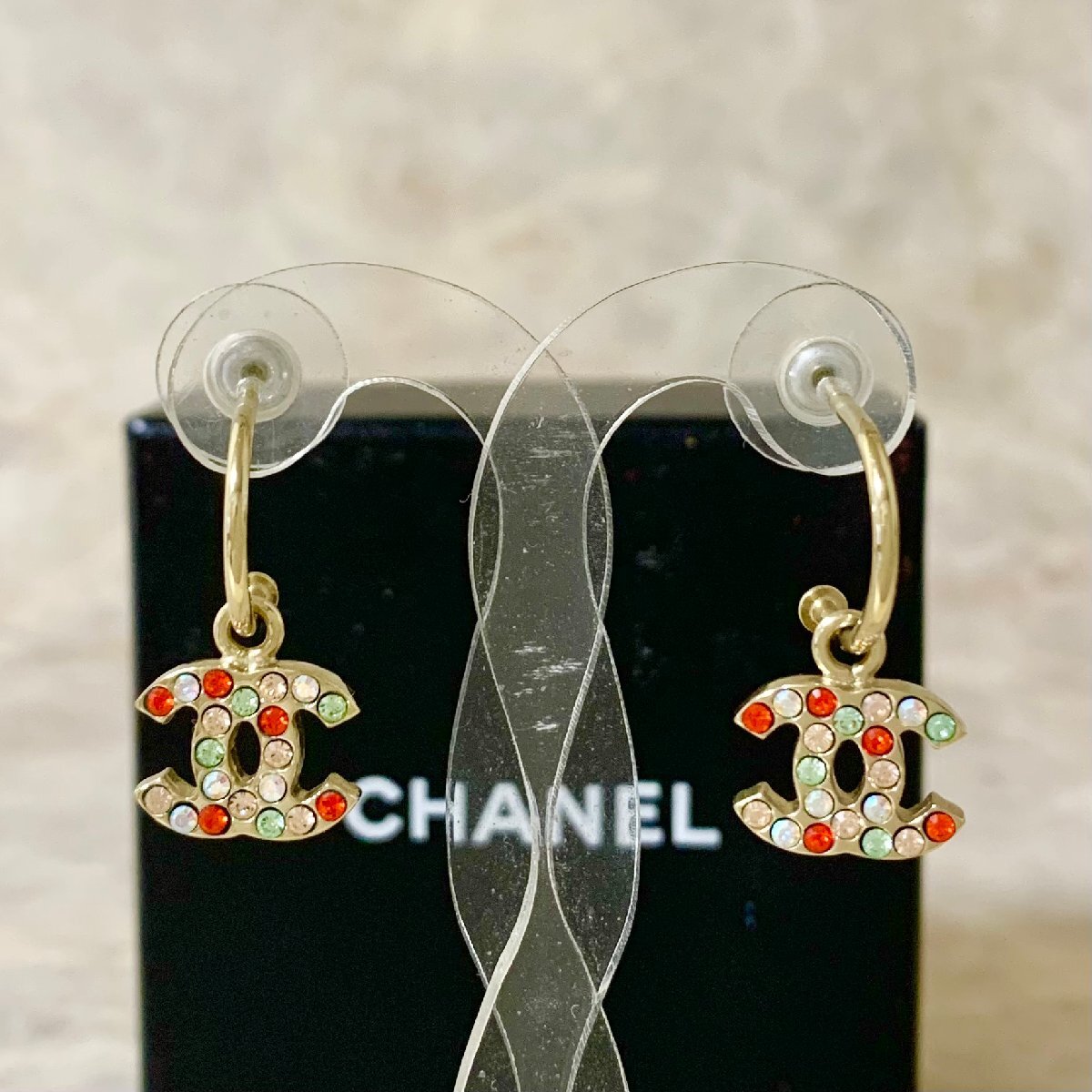 楽天市場】chanel ピアス マルチカラーの通販