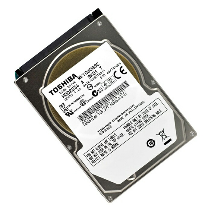 楽天市場】東芝 TOSHIBA 2.5インチ 内蔵ハードディスク 100GB SATA 8MB