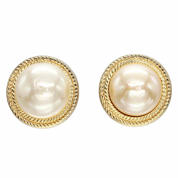 楽天市場】ディオール Dior フェイクパール イヤリング GP サークル 円