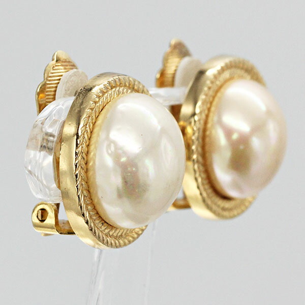 楽天市場】ディオール Dior フェイクパール イヤリング GP サークル 円