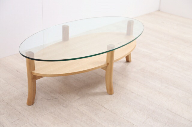 楽天市場】Francfrancフランフラン オーガ タモ材 リビングテーブル