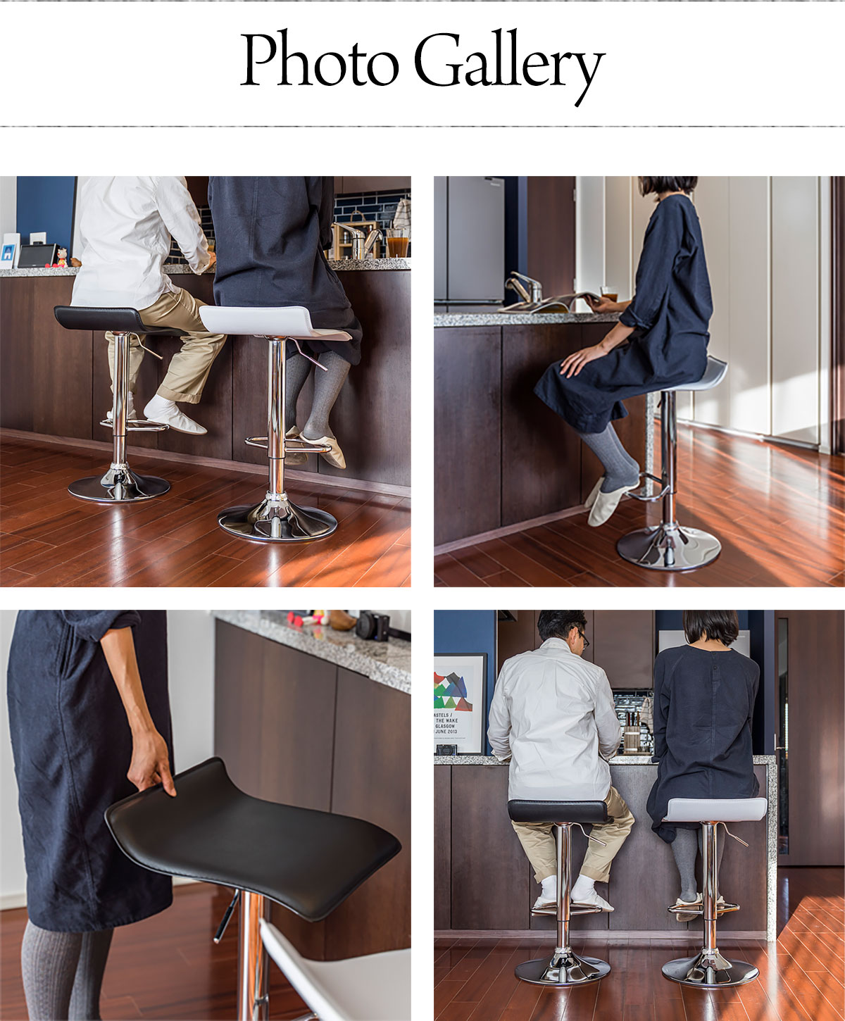 楽天市場】【楽天1位】 カウンターチェア バースツール 回転 ガス圧