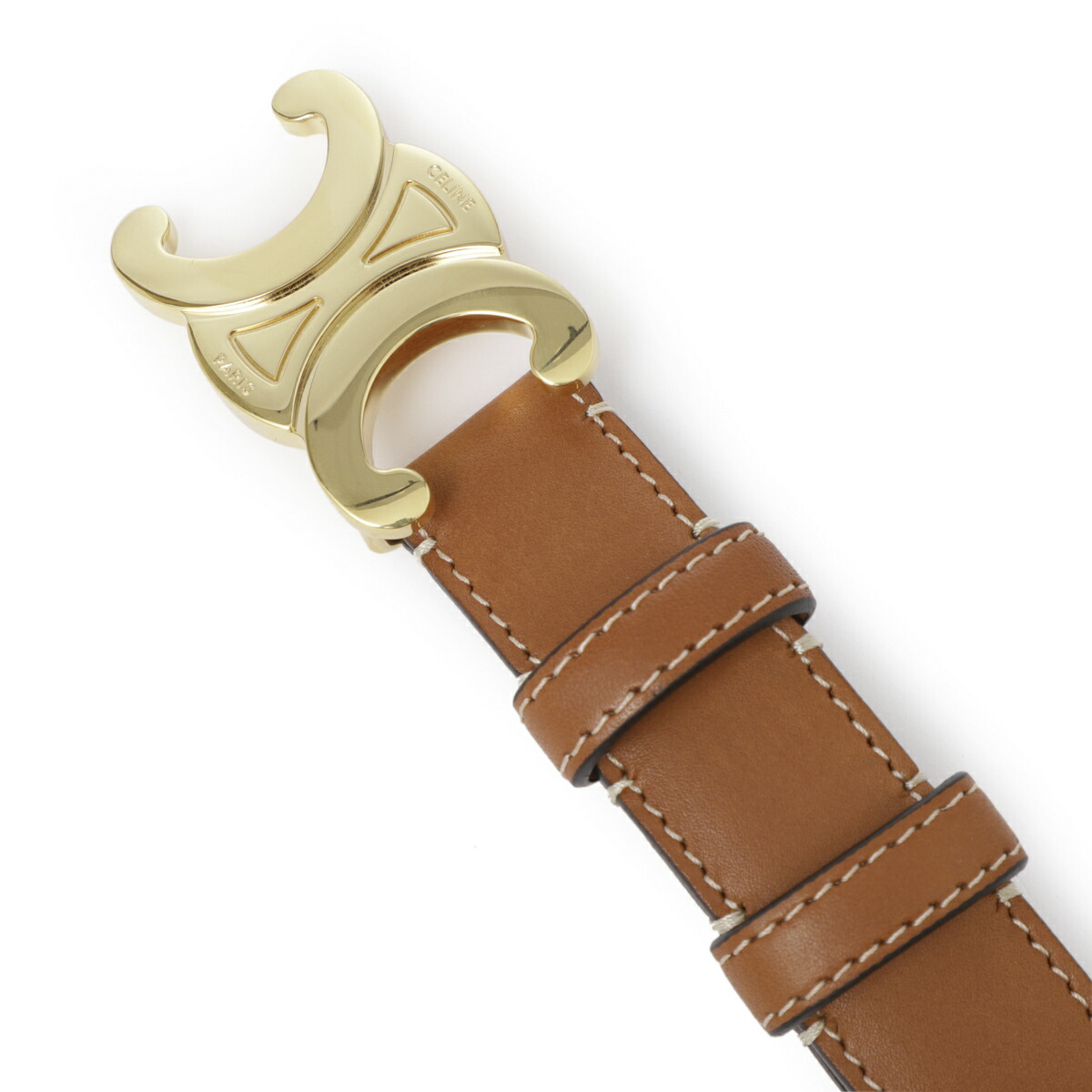 パ*ス様 CELINE ダークブラウン レザー ベルト パ*ス様 CELINE ダーク