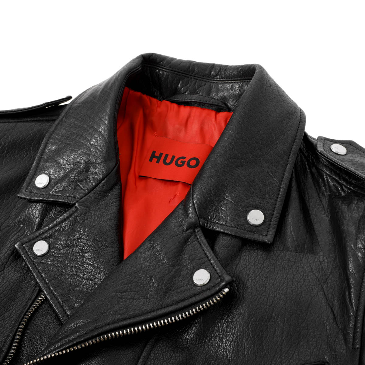 楽天市場】ヒューゴヒューゴボス HUGO HUGOBOSS レザージャケット