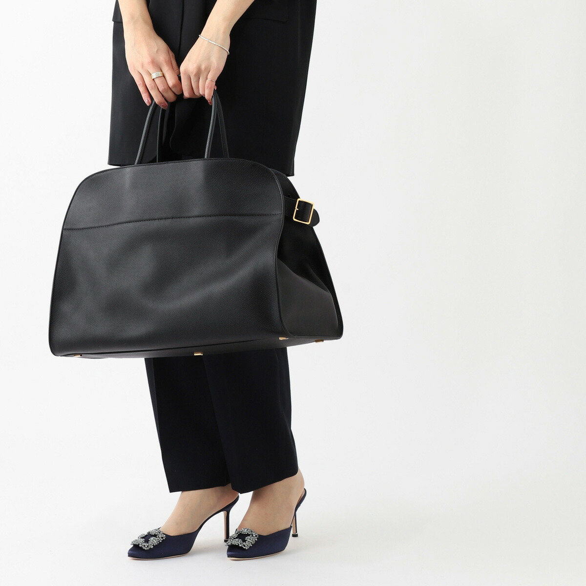 楽天市場】ザ ロウ THE ROW ハンドバッグ ブラック レディース w1177