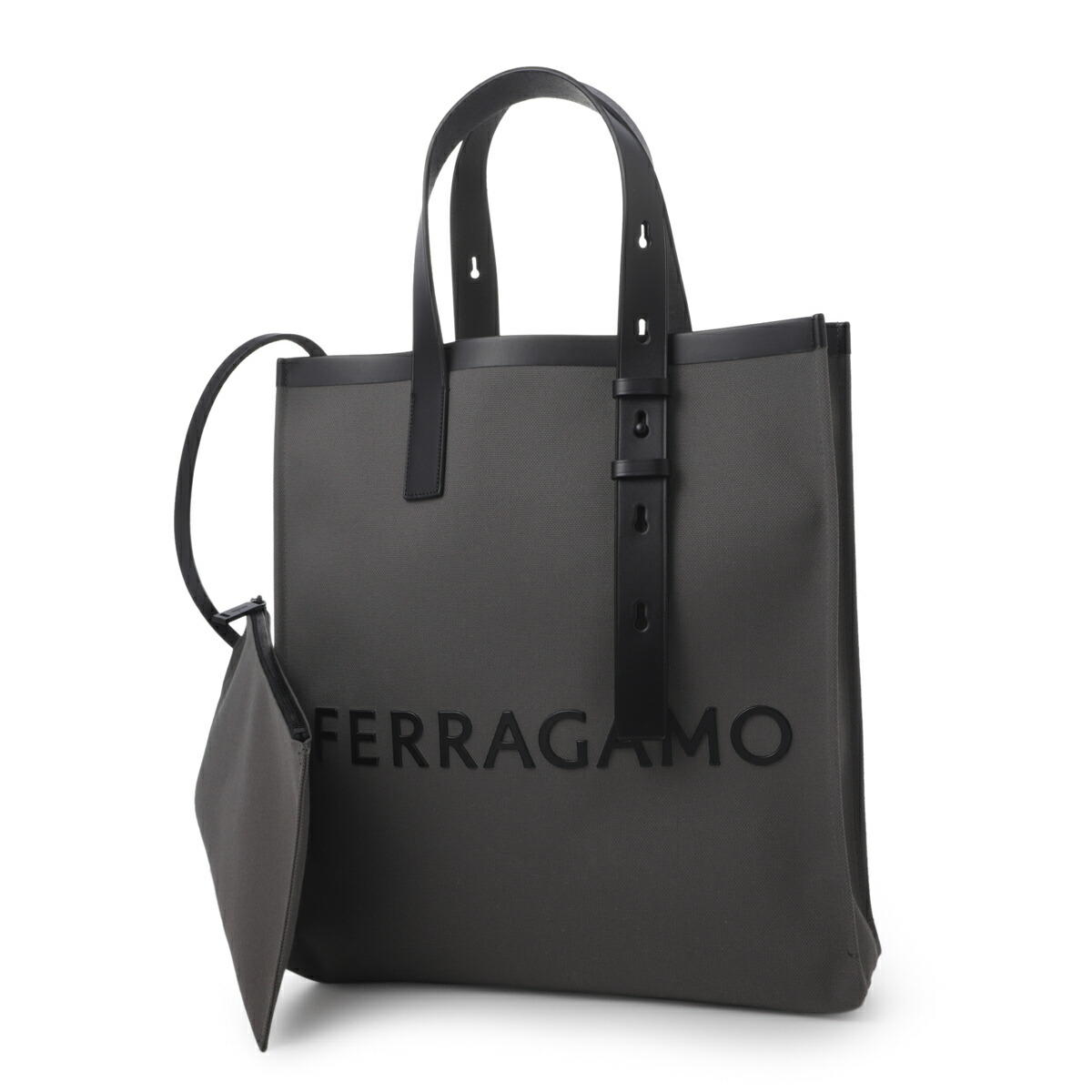 楽天市場】フェラガモ FERRAGAMO トートバッグ グレー メンズ items
