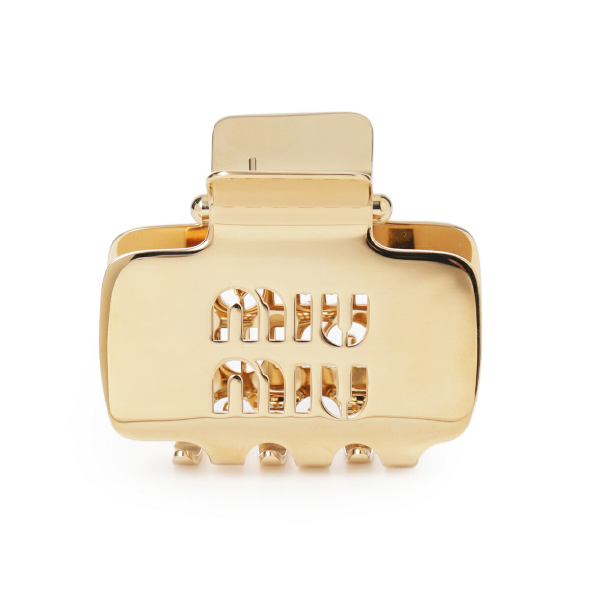 楽天市場】ミュウミュウ miu miu ヘアクリップ クロウクリップ