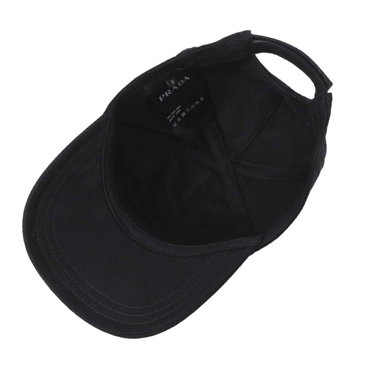 楽天市場】プラダ PRADA ベースボールキャップ ブラック メンズ 2hc179