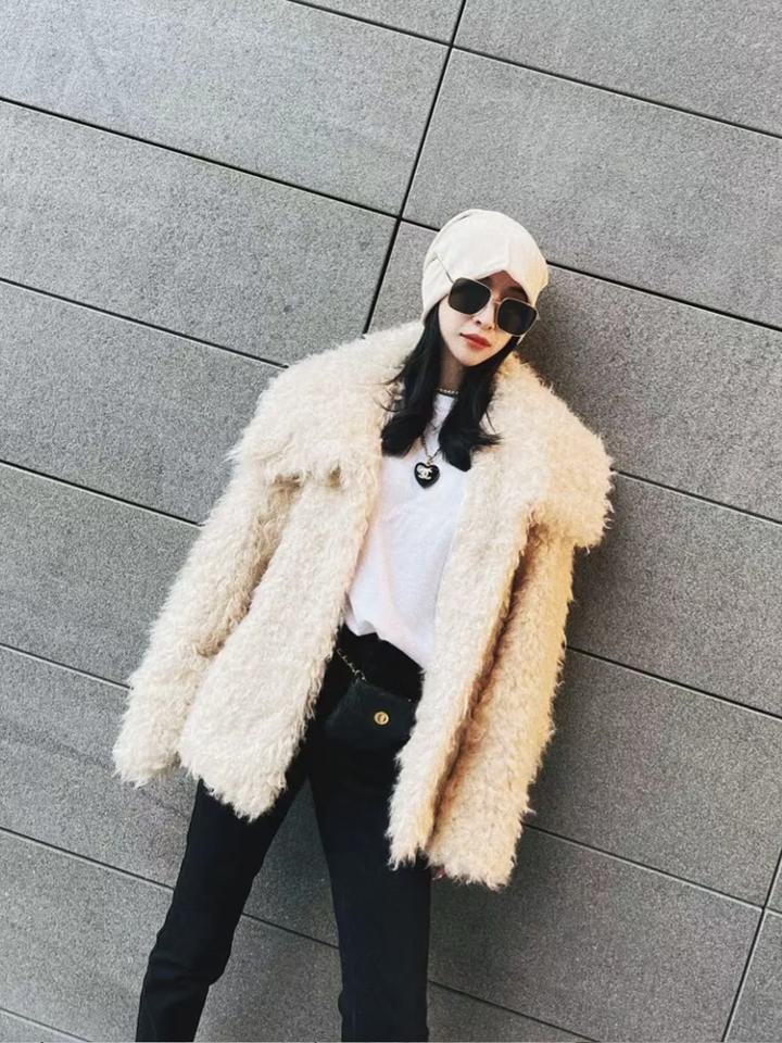 楽天市場】エコぺルファージャケット ファーコート フェイクファー