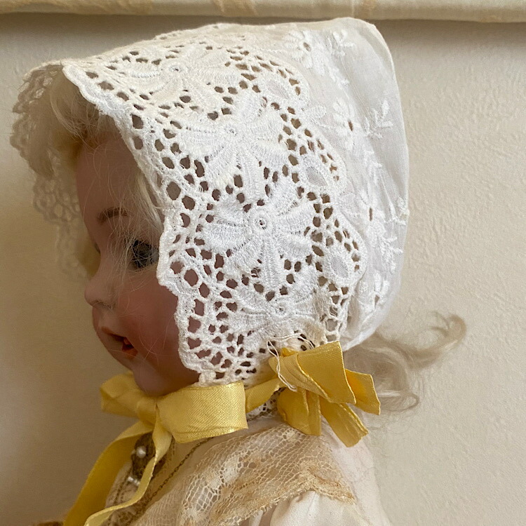 楽天市場】ヴィンテージドールボンネット アンティークドール