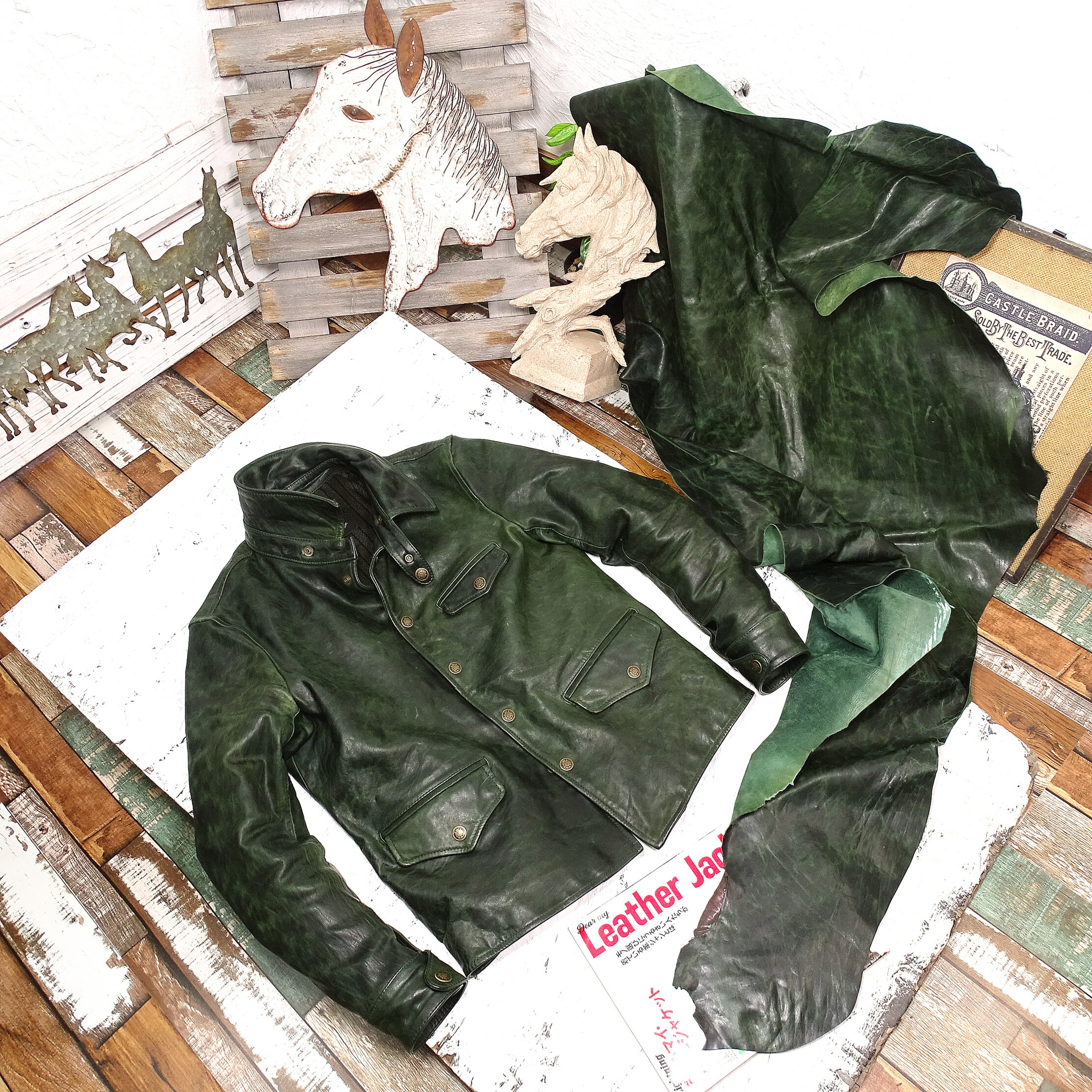 楽天市場】ブレーキマン 馬革 ホースハイド レザージャケット コート