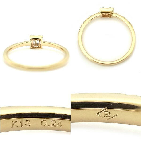 楽天市場】【緑屋質屋】BELLESIORA(ベルシオラ) スクエア ダイヤ