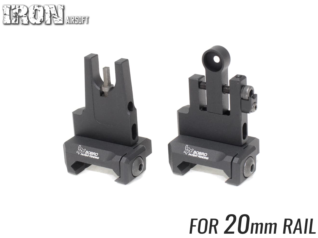 楽天市場】IRON AIRSOFT BOBROスタイル B.U.I.S. SBR サイトセット