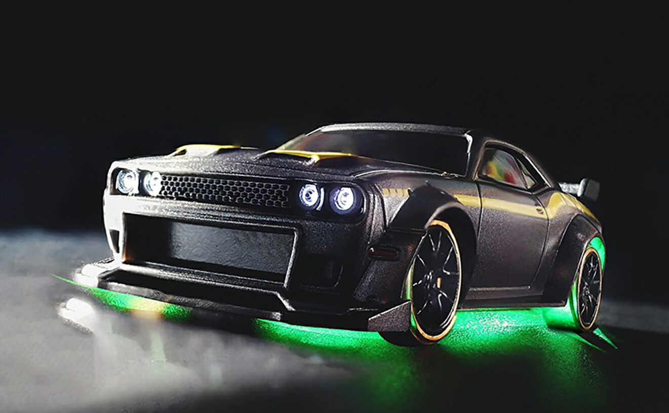 楽天市場】TURBO RACING 1/76スケール ドリフトカー C65シルバーグレー