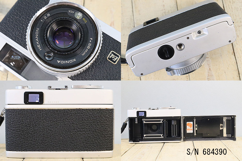 楽天市場】【整備済】【保証付 】 コニカ KONICA C35 E&L S/N 684390