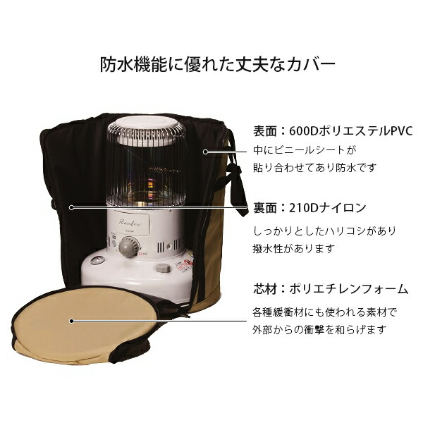 楽天市場】トヨトミ レインボーストーブ専用 ストーブバッグ RBG-3