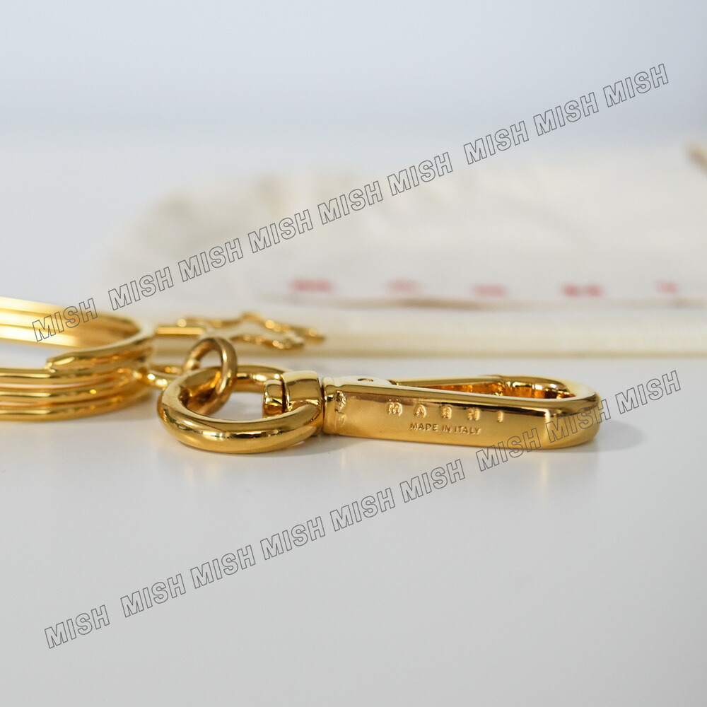 楽天市場】マルニ キーチャーム ゴールド MARNI MARKET FLOWER CAFE