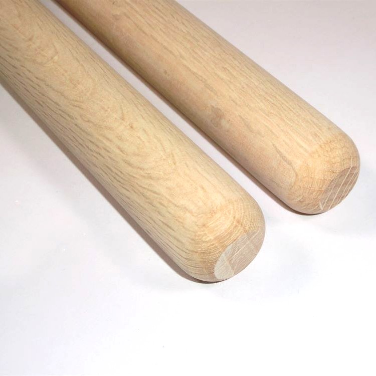 楽天市場】【太鼓バチ】樫（上）国産 太さ2.7cm×長さ33.3cm No.2 二本