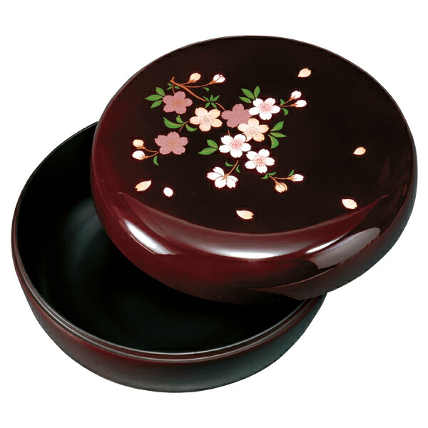 楽天市場】【10％OFF 3/4 20時〜】紀州塗り 6寸 菓子器 菓子鉢 蓋付き
