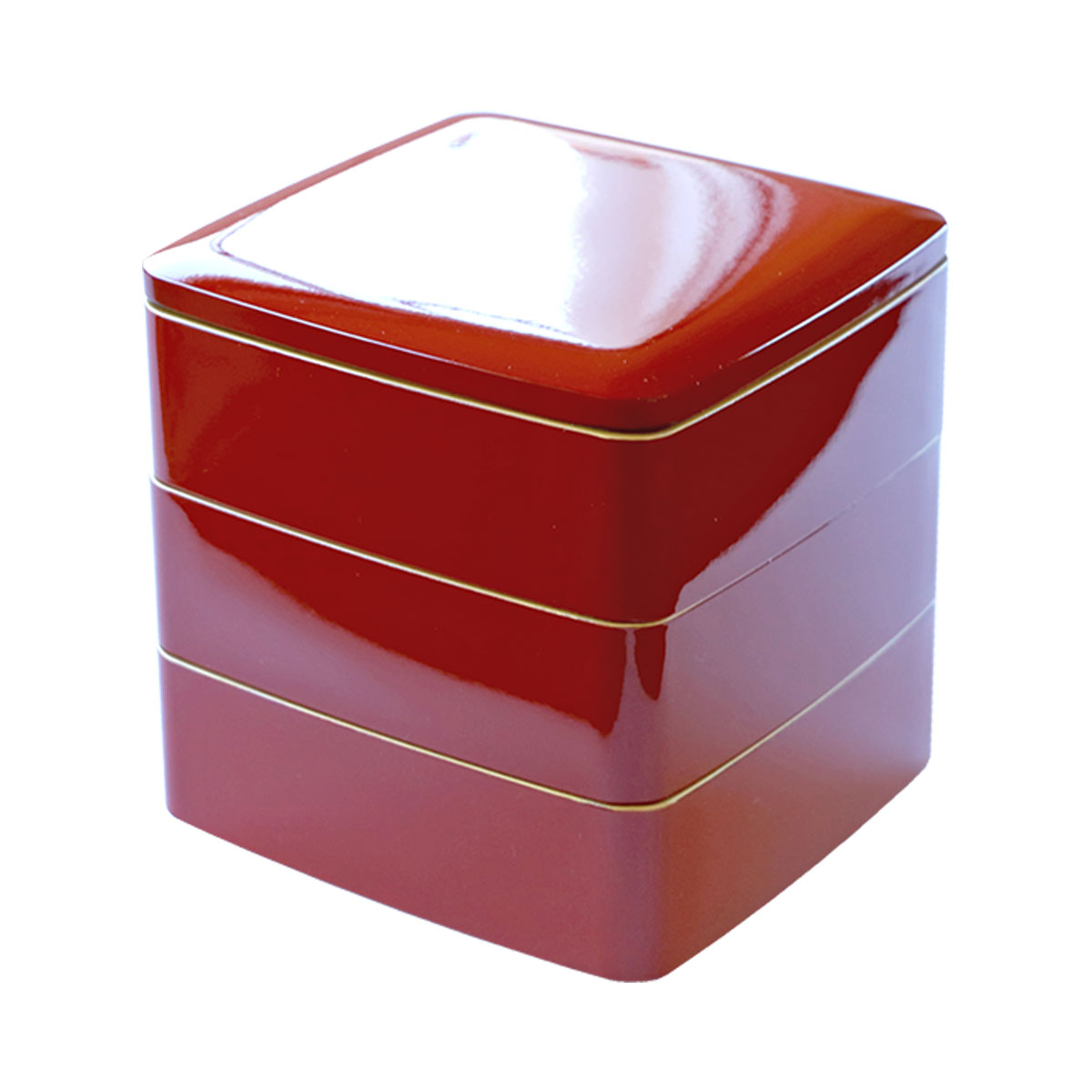 楽天市場】【10％OFF 3/4 20時〜】重箱 3段 5寸 15cm 溜色 朱色 お重