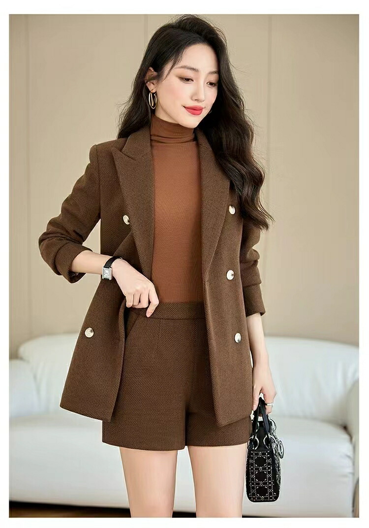 楽天市場】秋冬 パンツスーツ ショート 女の子 レディース スーツ