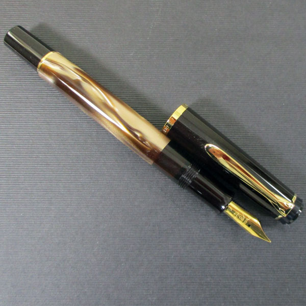 楽天市場】送料無料 ペリカン万年筆 クラシックM200 マーブルブラウン