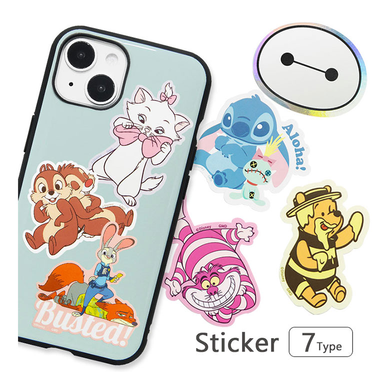 楽天市場】ディズニー Disney モバイルステッカー 3枚セット シール