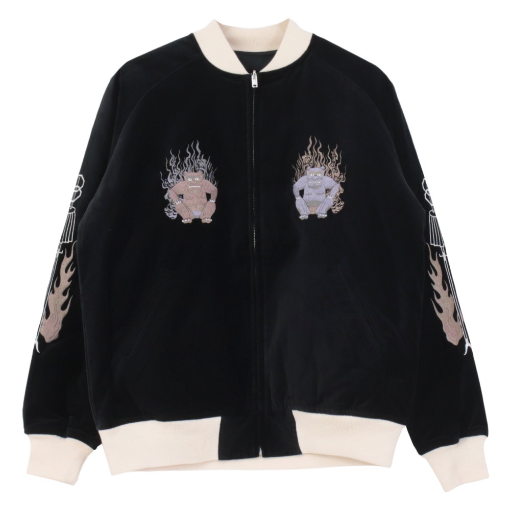 楽天市場】フェローズ PHERROW'S リバーシブルスカジャン 25W-鬼火消し