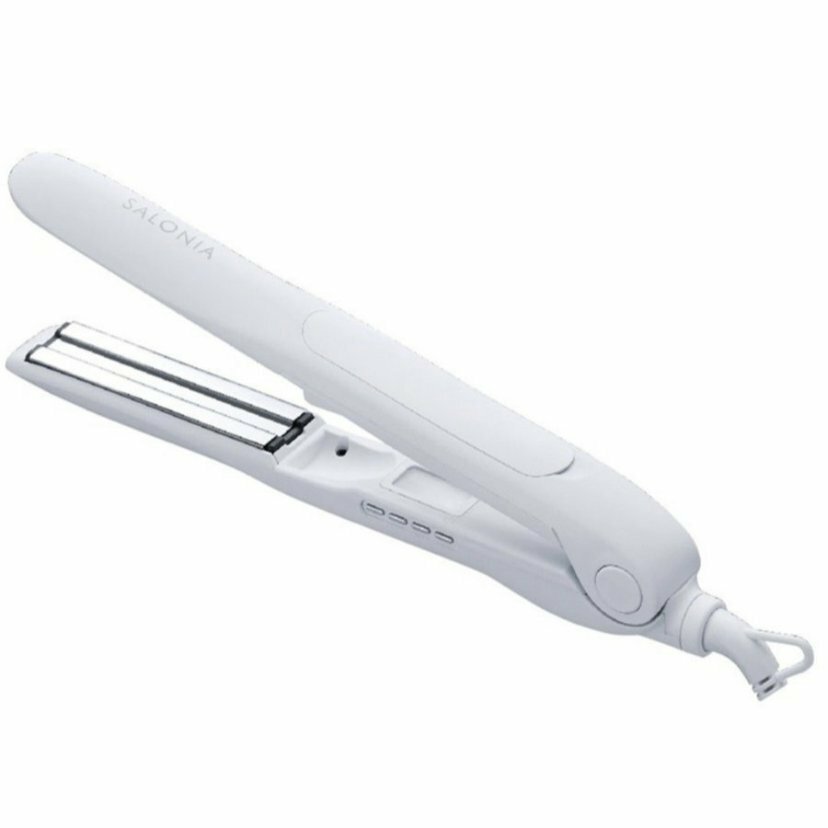 楽天市場】SALONIA サロニア スチームモイスチャーストレートアイロン