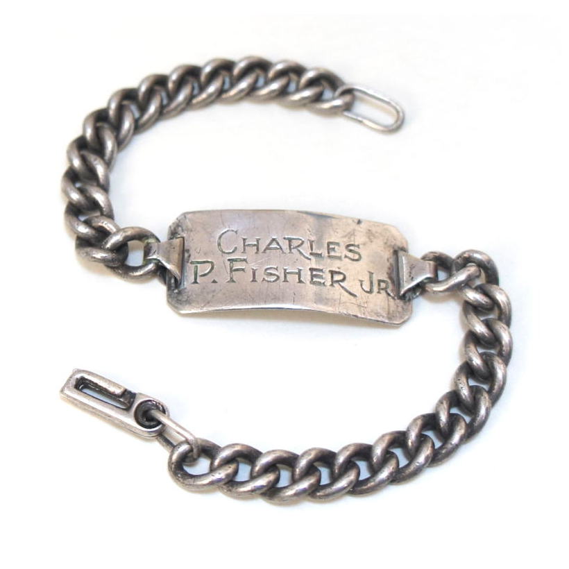 楽天市場】1945年 WW2 大戦 ヴィンテージ IDブレスレット ネーム刻印