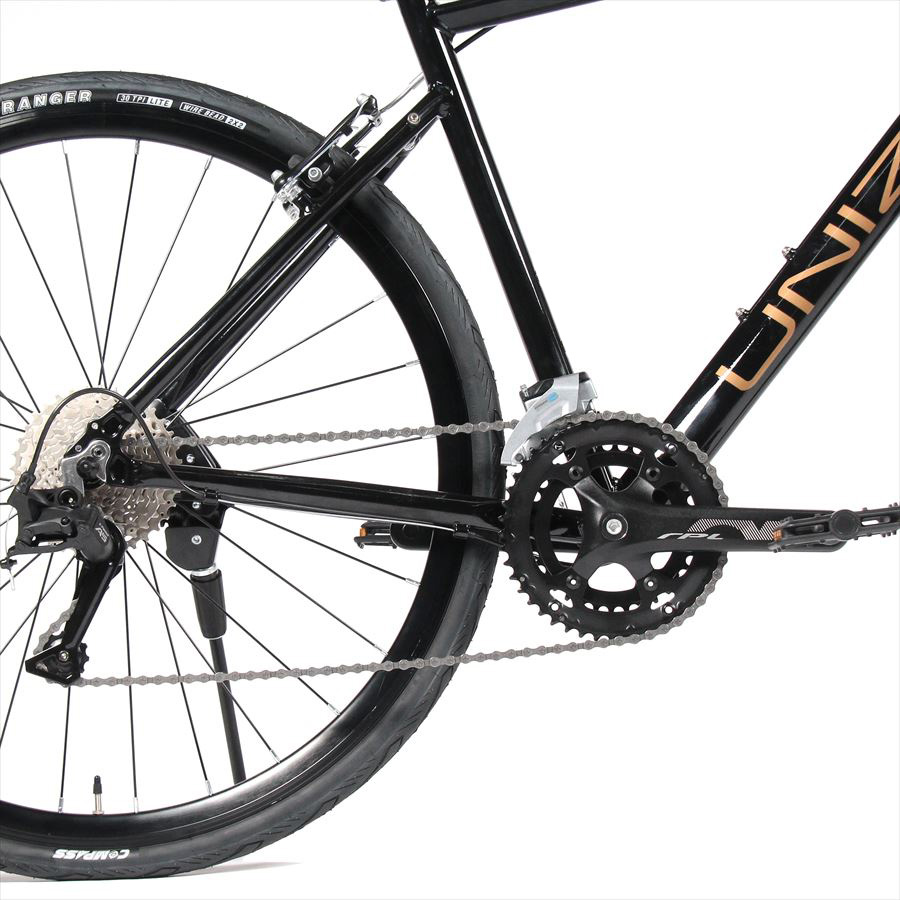 楽天市場】クロスバイク UNIZE Kamuza Black (ユナイズ カムザ