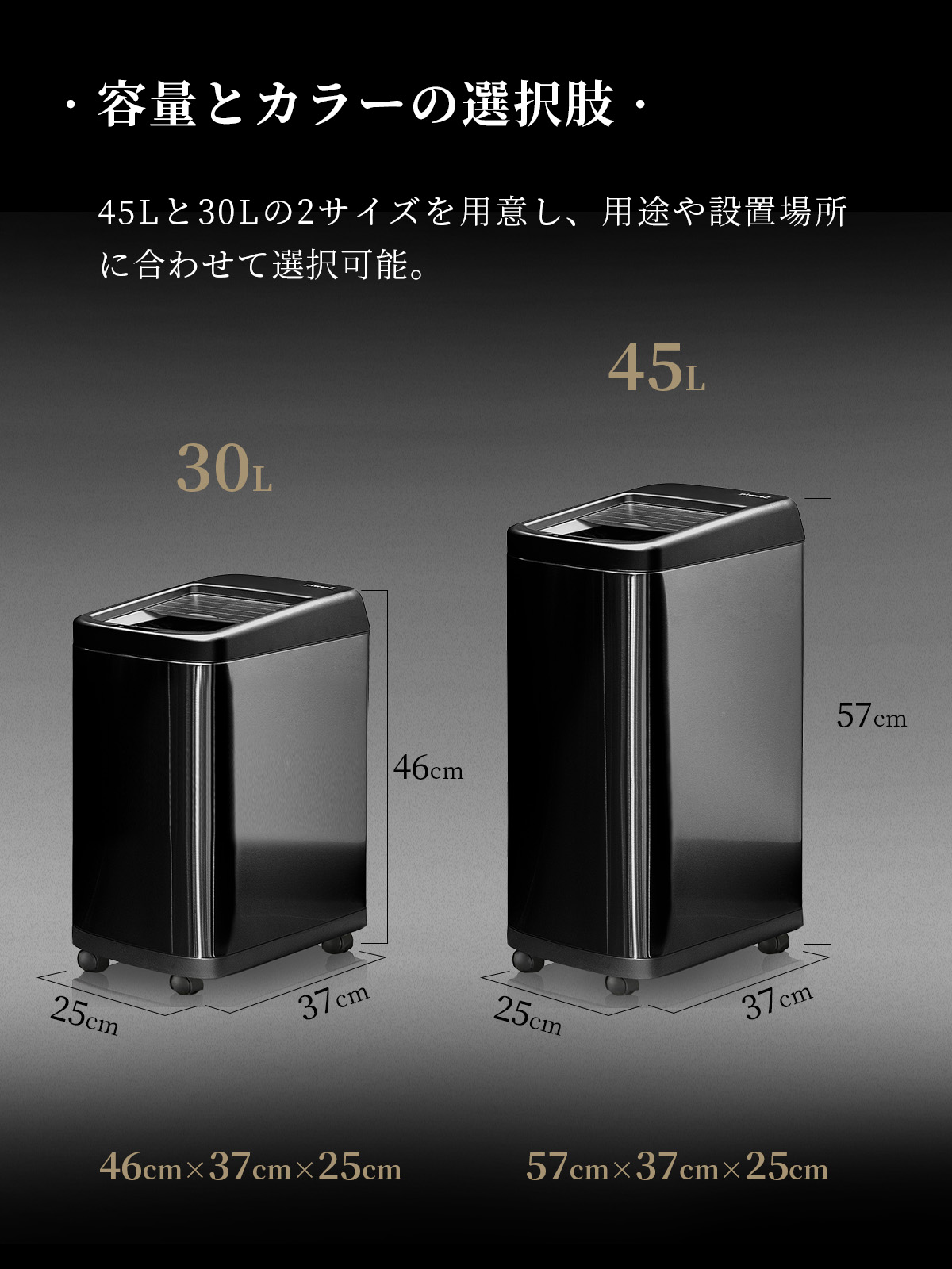 楽天市場】【500円クーポン】30L電動ゴミ箱 自動開閉、ステンレスABS