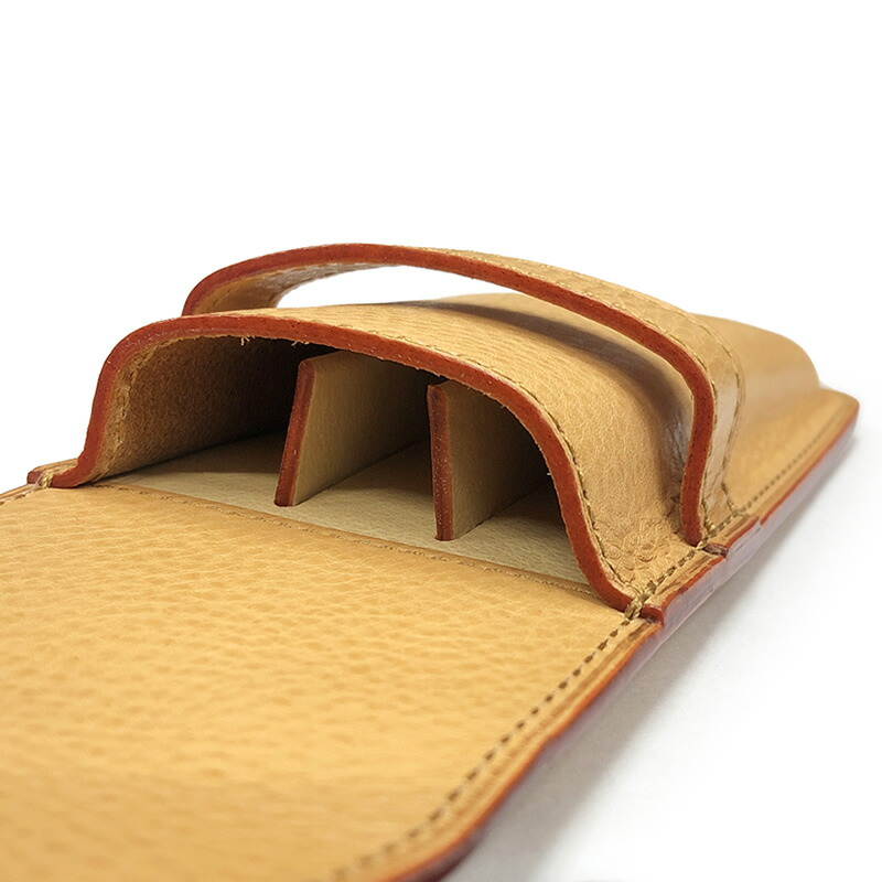 楽天市場】ブレイリオ 本革 ペンシース 肉盛り 3本差し ミネルバ