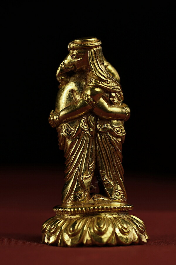楽天市場】聖天（歓喜天）銅造鍍金彫金仕上げ : 仏像仏画チベット美術