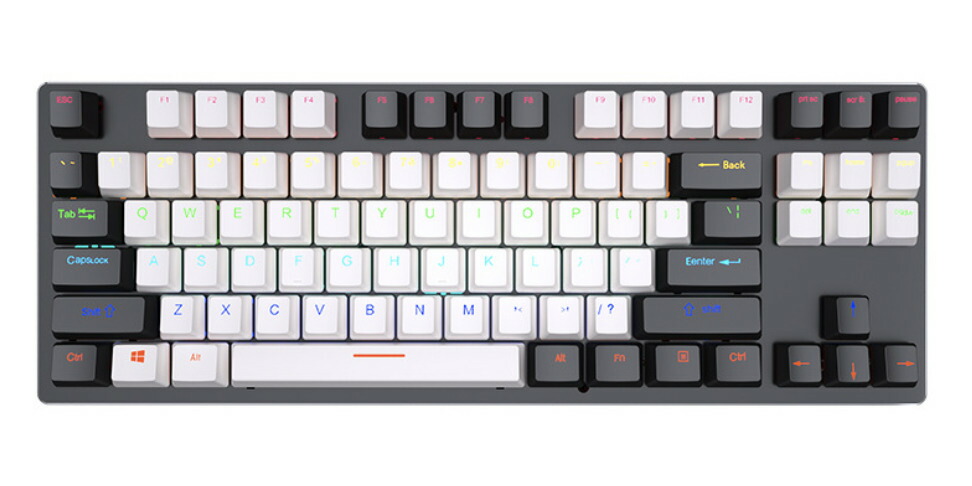 楽天市場】ゲーミングキーボード メカニカル式 87key テンキーレス