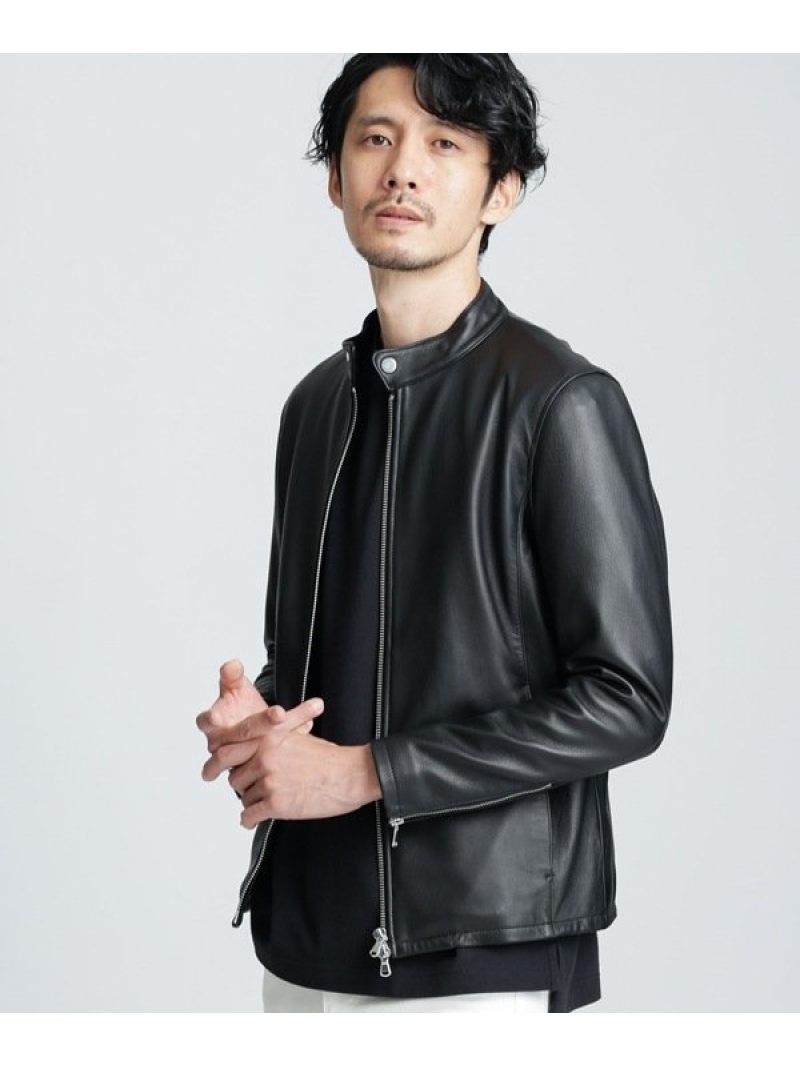 楽天市場】WONDER LIGHT LEATHER シングルライダース NANO universe