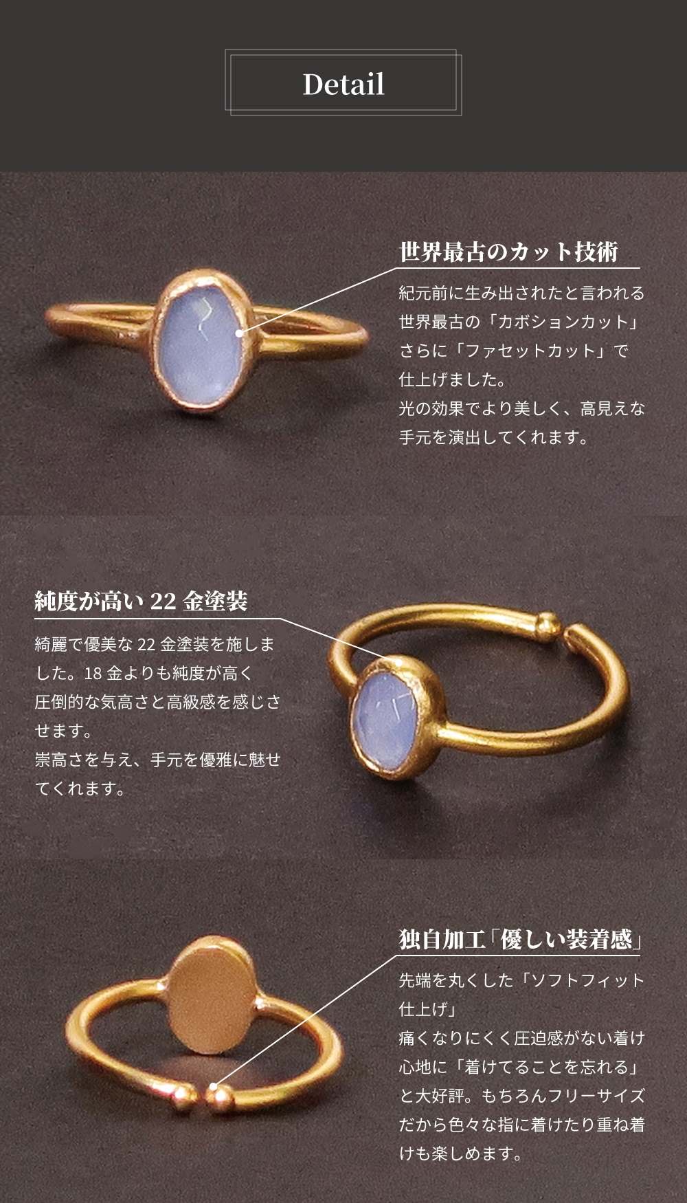 楽天市場】【唯一無二。圧倒的な存在感】天然石 リング 指輪