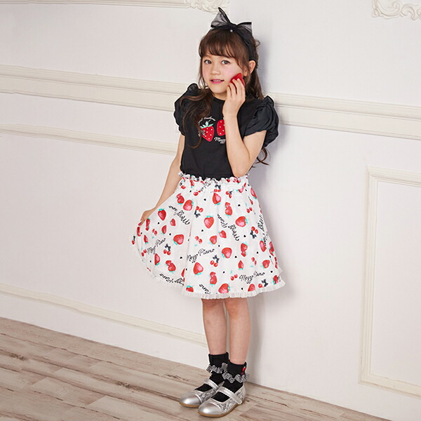 メゾピアノ❗️160㎝スカート❗️スイーツ柄❗️ ♡メゾピアノ