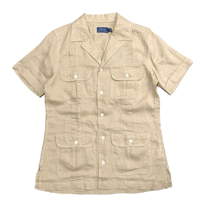 楽天市場】ポロ ラルフローレン レディース リネン サファリ シャツ