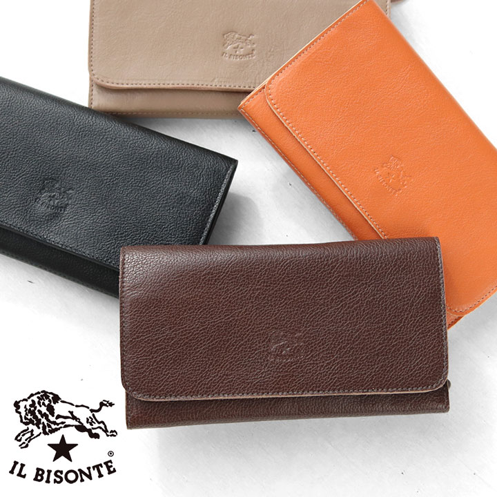 楽天市場】IL BISONTE(イルビゾンテ) ロングウォレット(412234) : news