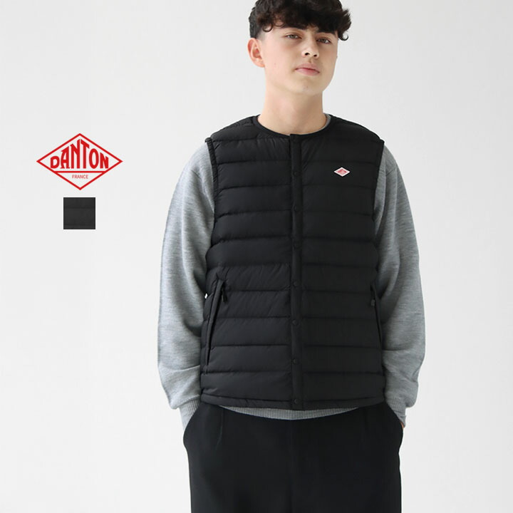 楽天市場】DANTON ダントン｜メンズ クルーネック インナーダウン