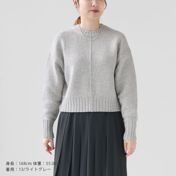 楽天市場】MACPHEE(マカフィー) ラムカシミヤ クルーネックプル