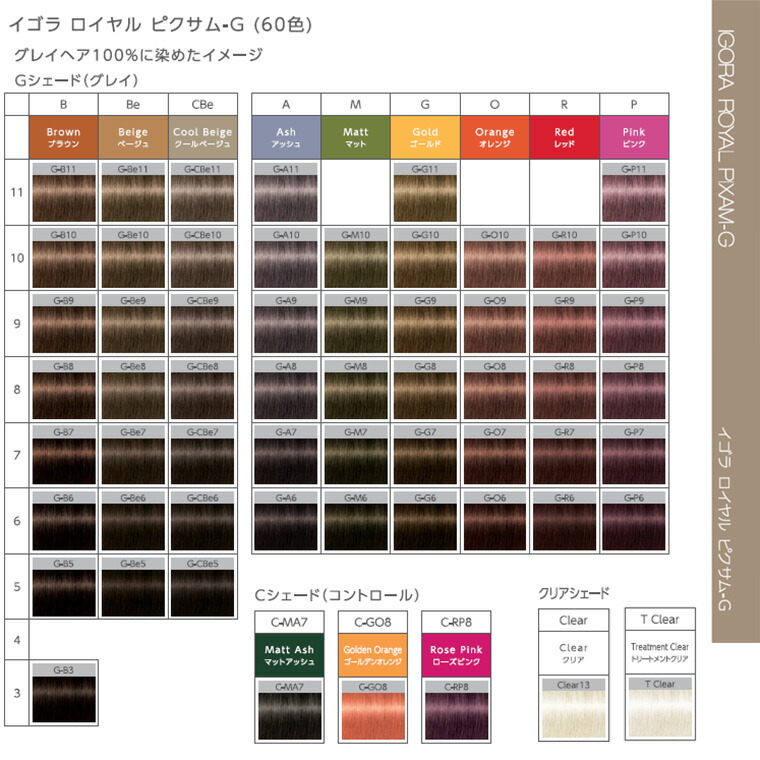 楽天市場】シュワルツコフ イゴラ ロイヤル ピクサム-G クリアシェード