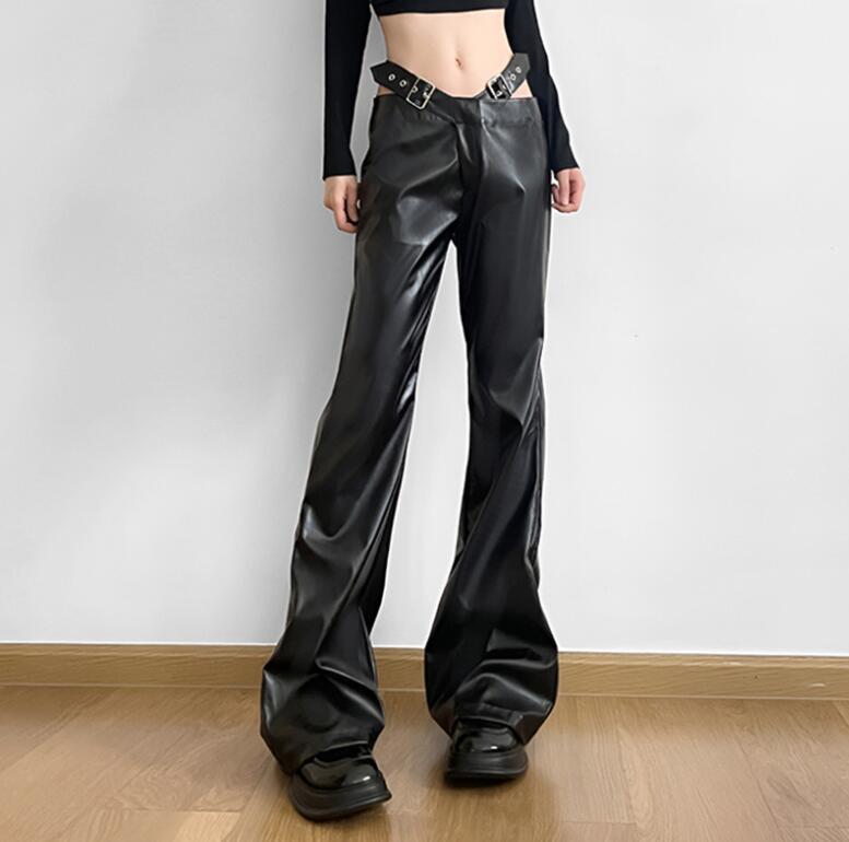 楽天市場】かっこいい 革パンツ レザーパンツ レディース パンツ