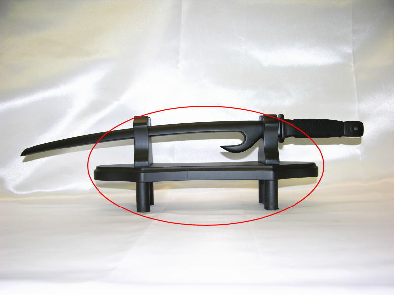 楽天市場】【ポイント10倍】刀掛台（十手・兜割り用）50 ≪ 忍者 NINJA