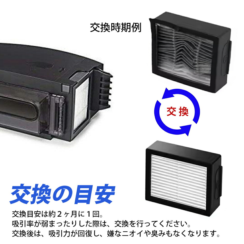 楽天市場】掃除機ルンバ 交換用 フィルター セット 3個 8個 ルンバ